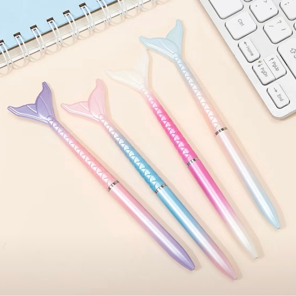 🍒🍒 2 Random Mermaid Ballpoint Pens - Picture 3 of 8